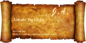 Jakab Aglája névjegykártya